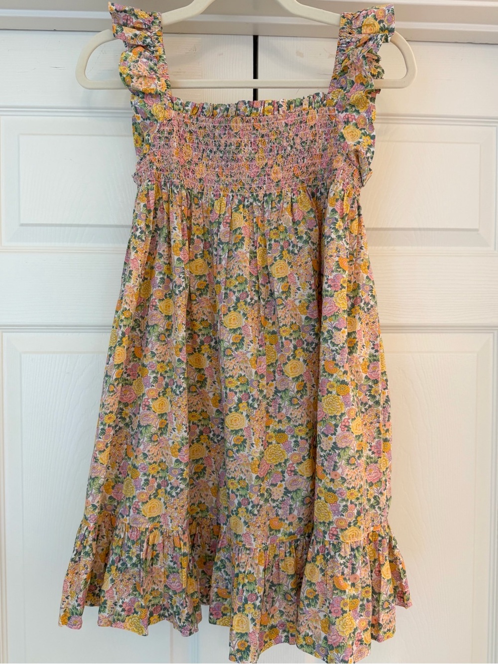 Minnow Smocked Liberty Floral Sundress for Girls 11/12